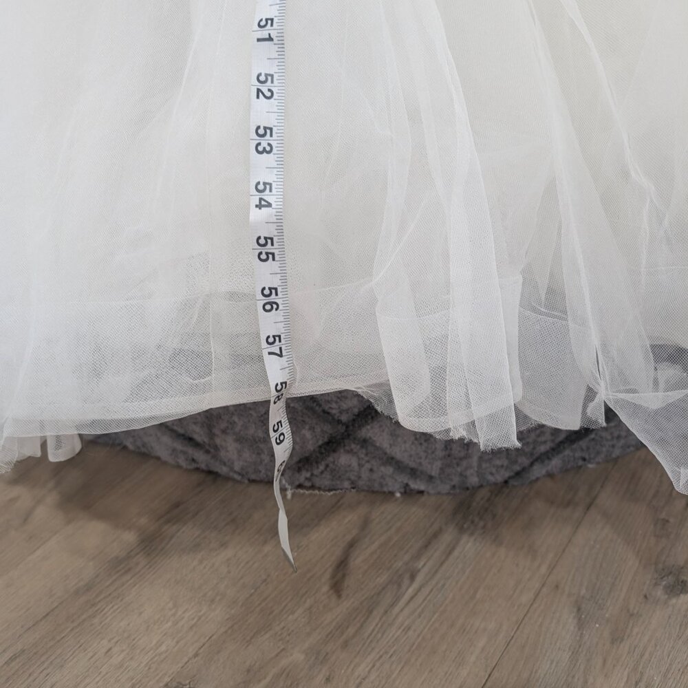 Justin Alexander 9784 Size 16 Ivory/Pearl - Picture 10 of 14